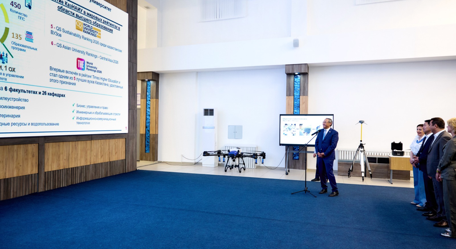 KazNARU-ға ЕУРАЗИЯ ЭКОНОМИКАЛЫҚ ОДАҒЫНЫҢ АУЫЛШАРУАШЫЛЫҚ МИНИСТРЛЕРІ АРНАЙЫ КЕЛДІ