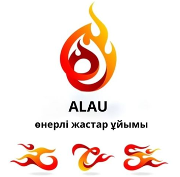 «ALAU» өнерлі жастар ұйымы logo